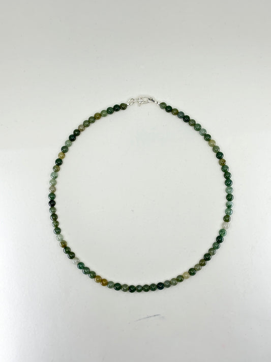 Mixed Green Jade Necklace